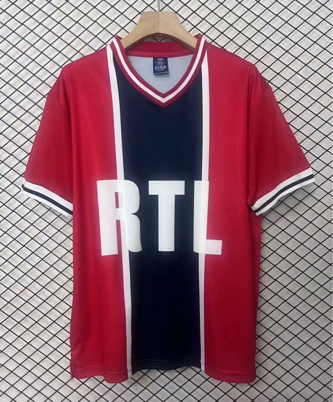 Retro Jersey 1975 PSG Away Soccer Jersey Vintage Paris Football Maillot