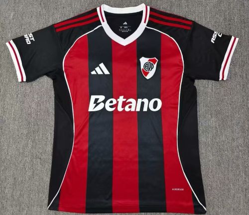 with Sponor Logo Fans Version 2025-2026 River Plate Away Soccer Jersey Football Shirt
