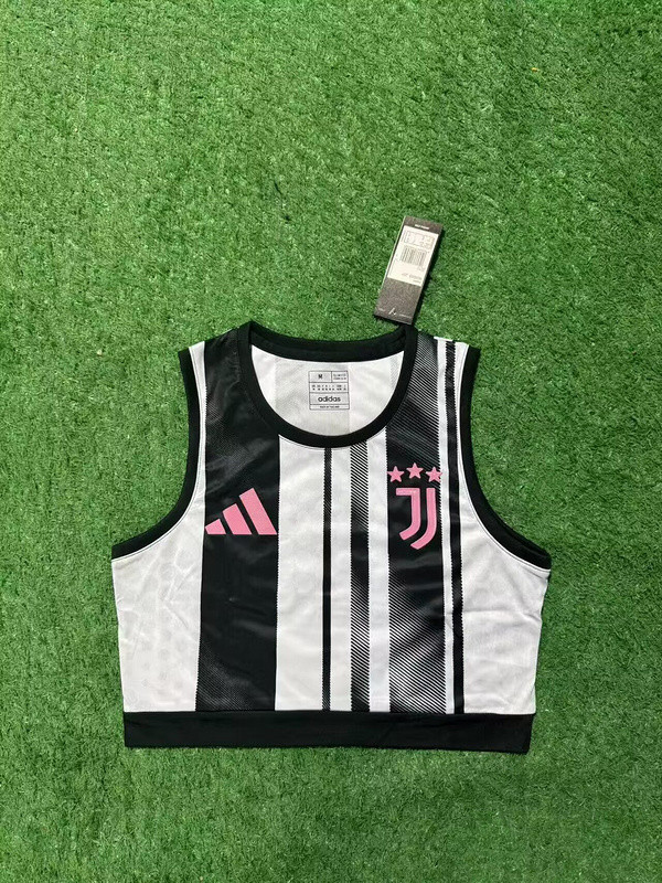 Women 2025-2026 Juventus Home Blue Soccer Yoga Vest Girl Football Jersey