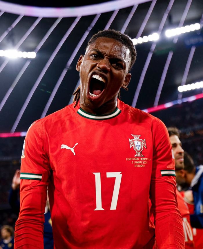 with Front Lettering+UEFA Nations League Patch Player Version Portugal 2025 Home Soccer Jersey Football Shirt