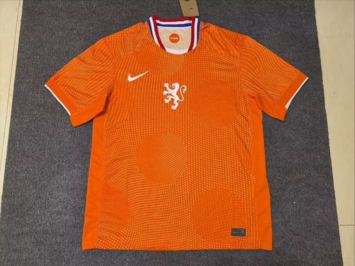 Fans Version 2025 Netherlands Home Soccer Jersey Holland Football Shirt