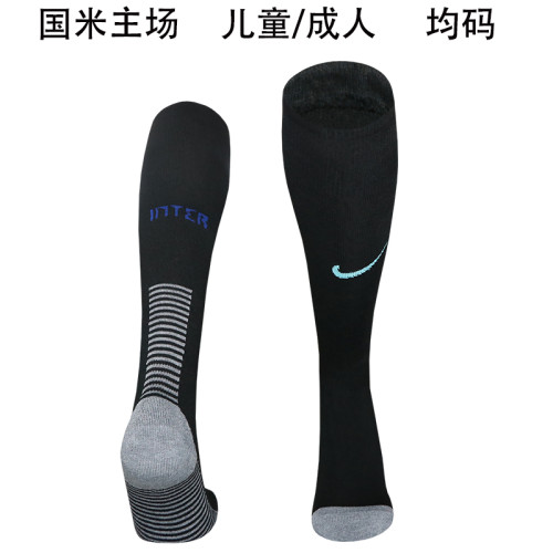 Youth/Adult 2025-2026 Inter Milan Home Soccer Socks Football Socks