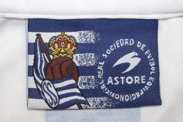 Retro Jersey 1994-1995 Real Sociedad DE PEDRO 10 Home Soccer Jersey Vintage Football Shirt