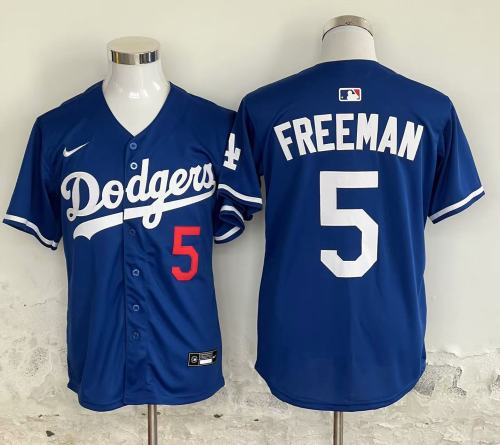 Los Angeles Dodgers FREEMAN 5 Blue Cool Base MLB Jersey