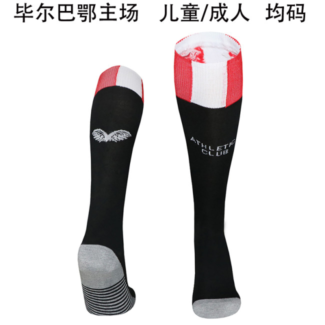 Youth/Adult 2025-2026 Athletic Bilbao Home Soccer Socks Football Socks