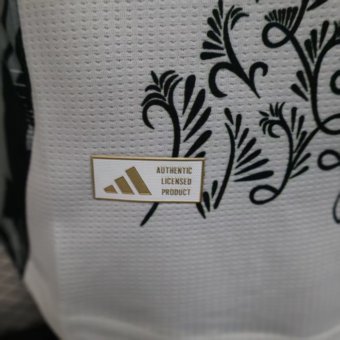 Player Version 2025 Algeria White/Black Soccer Jersey Football Shirt