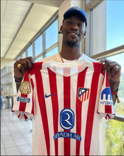 with Club World Cup patches Player Version 2025-2026 Atletico Madrid Home Soccer Jersey Football Shirt