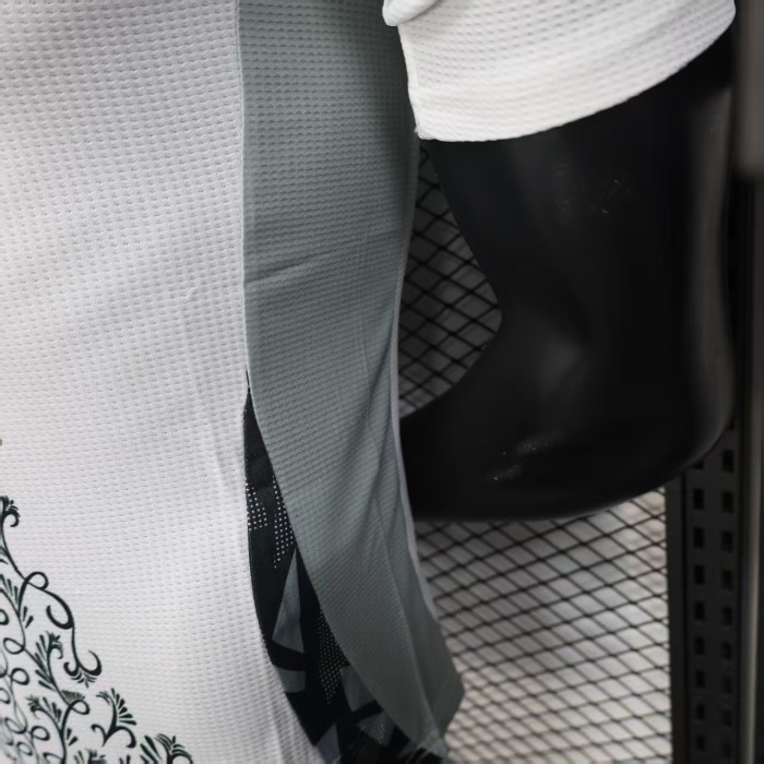 Player Version 2025 Algeria White/Black Soccer Jersey Football Shirt