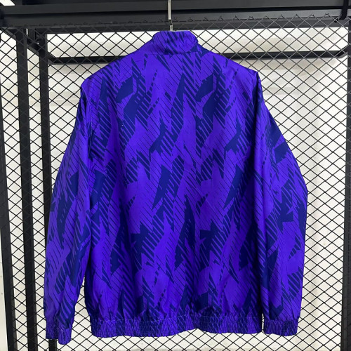 2025-2026 Argentina Purple/Blue Soccer Reversible Windbreaker Jacket Football Jacket