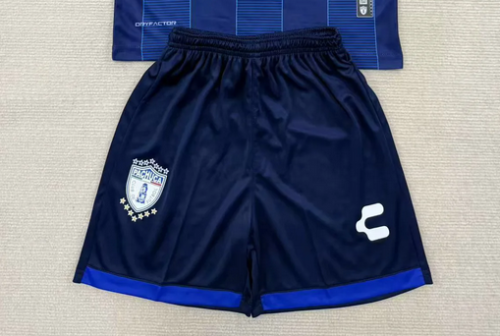 Fan Version 2025-2026 Pachuca Away Dark Blue Soccer Shorts Football Shorts