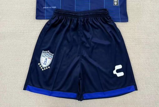 Fan Version 2025-2026 Pachuca Away Dark Blue Soccer Shorts Football Shorts