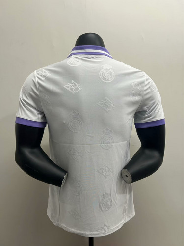 Player Version 2025-2026 Real Madrid White/Purple Special Edition Soccer Jersey Real Football Shirt