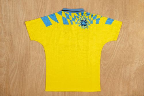 Retro Jersey 1992-1994 Inter Milan Third Away Yellow Soccer Jersey Vintage Football Shirt