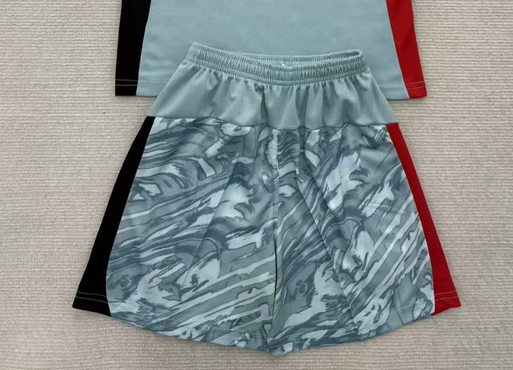 Fan Version 2025-2026 Ac Milan Light Blue Goalkeeper Soccer Shorts Football Shorts