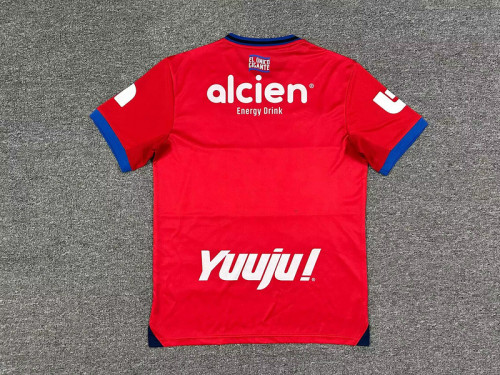 Fan Version 2025-2026 Club Deportivo Olimpia Away Red Football Shirt Soccer Jersey