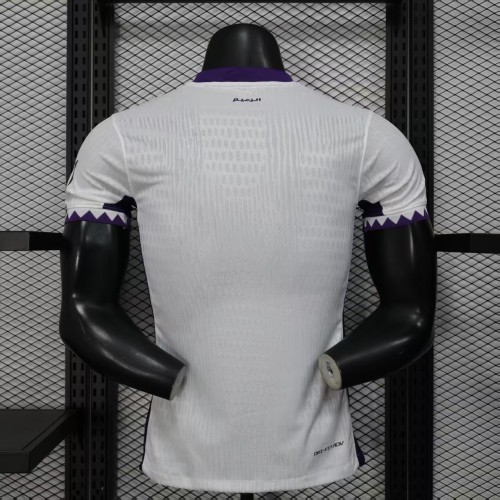 Player Version 2025-2026 Al Ain FC Away White Soccer Jersey Football Shirt