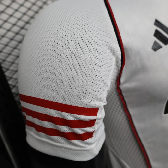 with Sponor Logo Player Version 2025-2026 River Plate Home Soccer Jersey Football Shirt