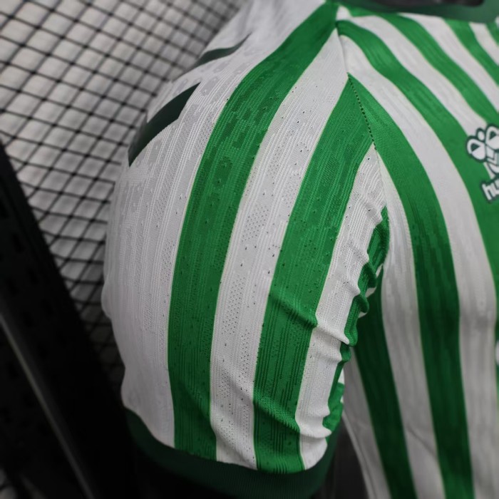 with Front Lettering Player Version 2025-2026 Real Betis Conference Final Soccer Jersey Football Shirt