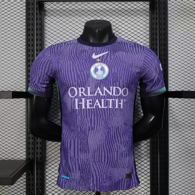 Player Version 2025-2026 Orlando Pride Purple Special Edition Soccer Jersey