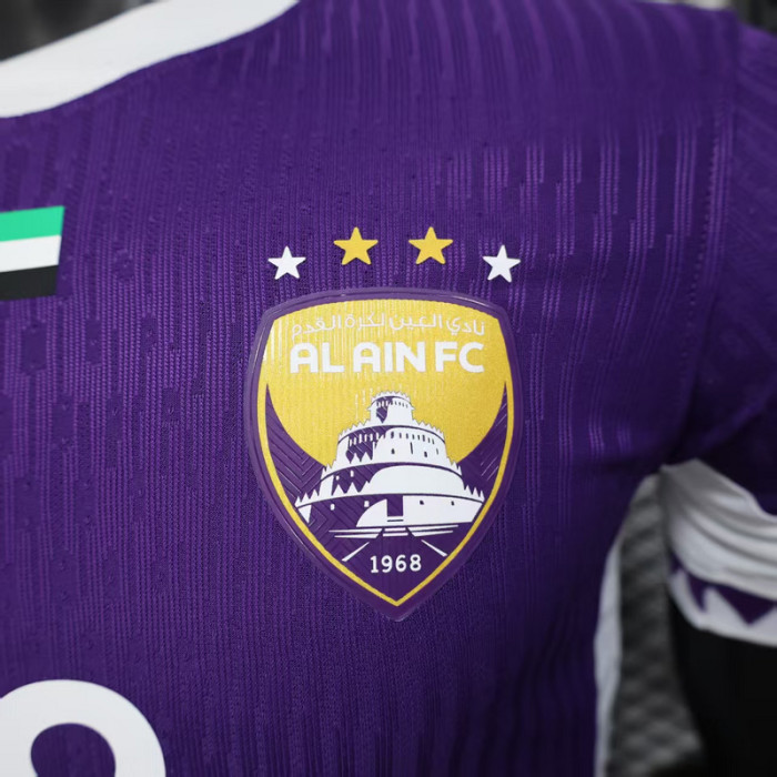 Player Version 2025-2026 Al Ain FC Home Soccer Jersey Football Shirt