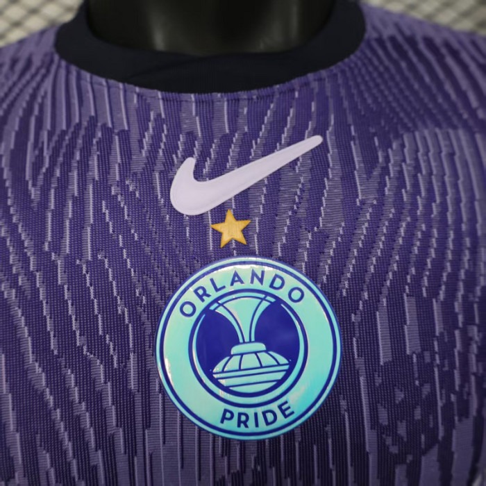 Player Version 2025-2026 Orlando Pride Purple Special Edition Soccer Jersey