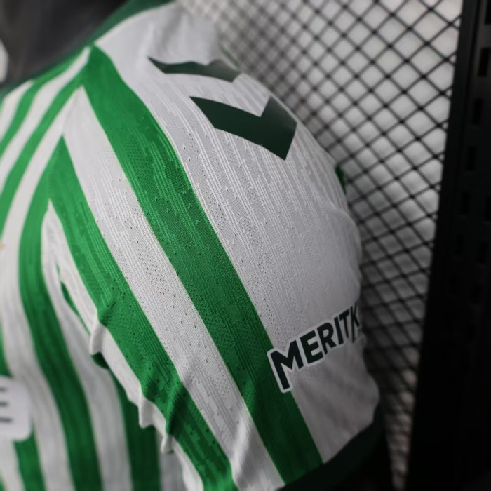 with Front Lettering Player Version 2025-2026 Real Betis Conference Final Soccer Jersey Football Shirt