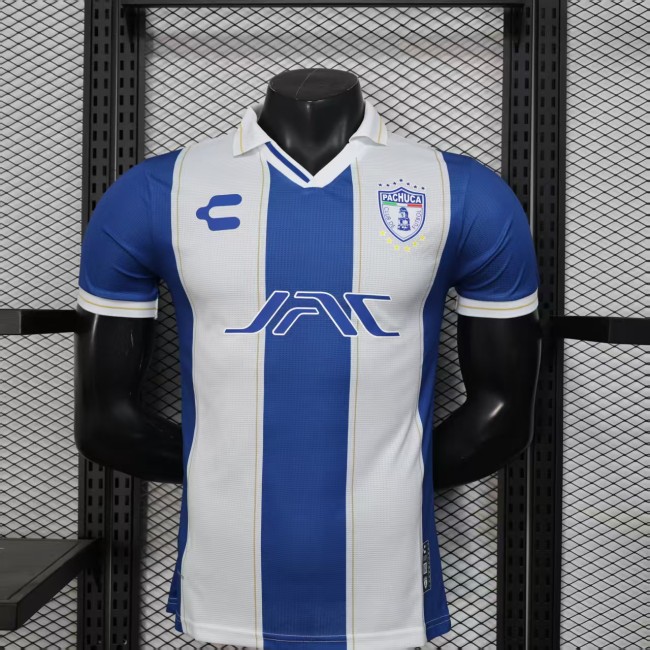 Player Version 2025-2026 Pachuca Home Soccer Jersey Football Shirt