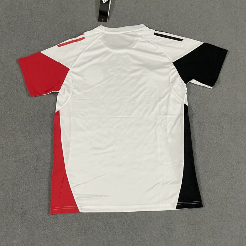 Fans Version 2025-2026 Ajax White Soccer Training Jersey Football Shirt