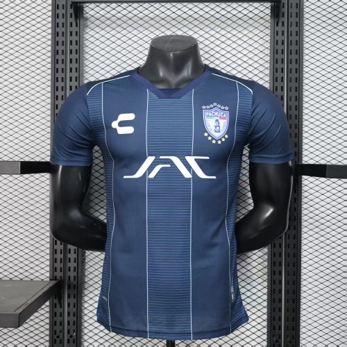 Player Version 2025-2026 Pachuca Away Dark Blue Soccer Jersey Football Shirt