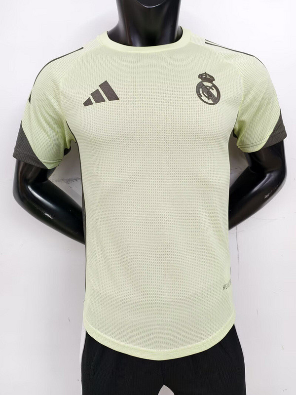 Player Version 2025-2026 Real Madrid Light Green Special Version Soccer Jersey Real Football Shirt