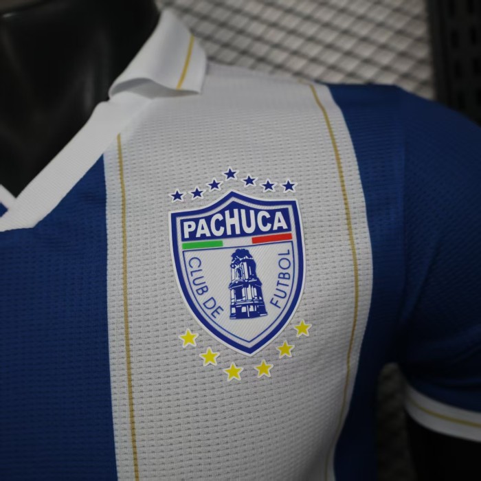 Player Version 2025-2026 Pachuca Home Soccer Jersey Football Shirt