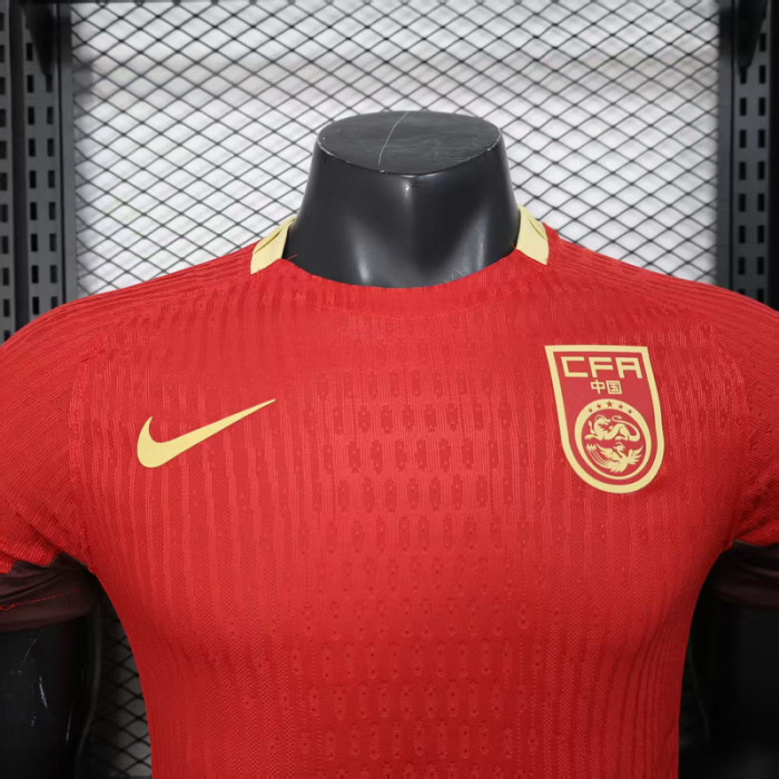 Player Version 2025 China Home Soccer Jersey Football Shirt