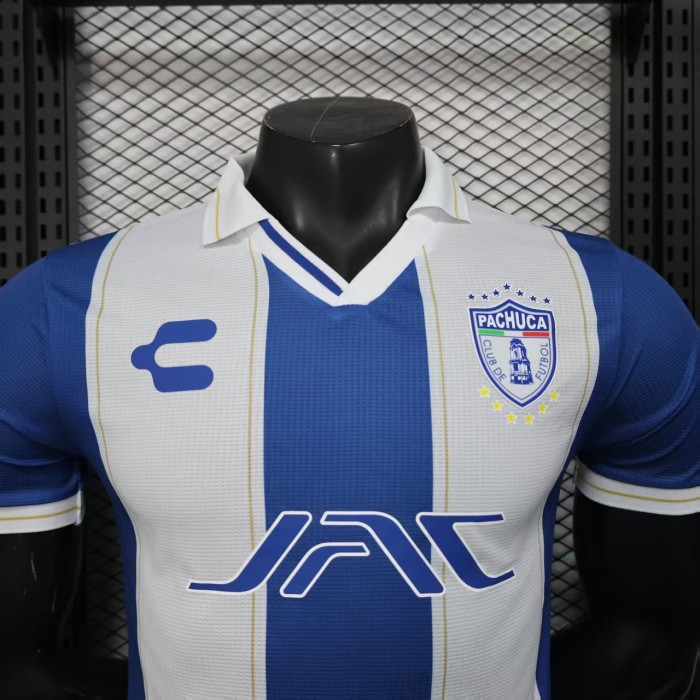 Player Version 2025-2026 Pachuca Home Soccer Jersey Football Shirt
