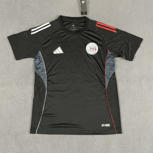 Fans Version 2025-2026 Ajax Black Soccer Training Jersey Football Shirt