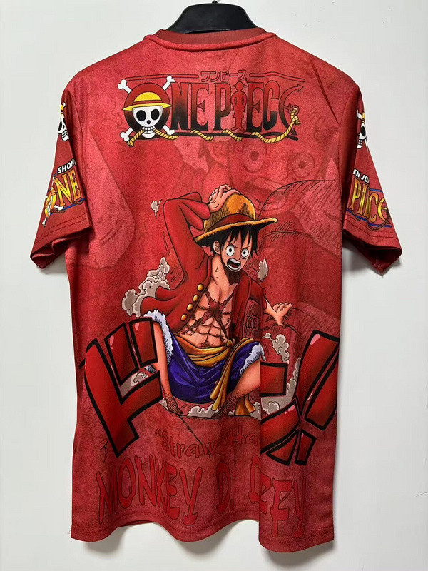 Fan Version 2025 Japan Red Comic Soccer Jersey Football Shirt