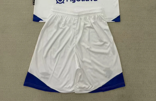 Fan Version 2025-2026 Rangers Away White Soccer Shorts Football Shorts
