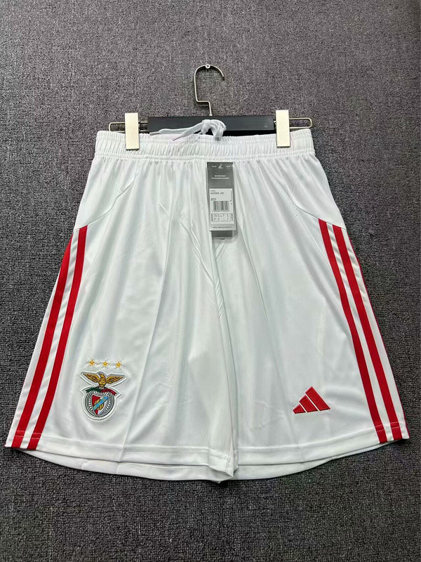 Fan Version 2025-2026 Benfica Home Soccer Shorts Football Shorts