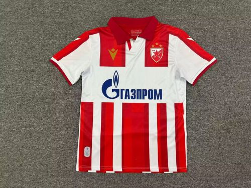 Fans Version 2025-2026 Crvena zvezda Football Shirt Vintage Red Star Belgrade Home Soccer Jersey