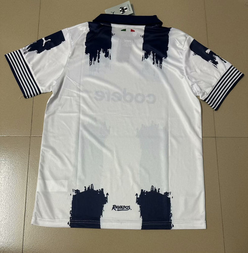 Fans Version 2025-2026 Monterrey Away White Soccer Jersey Menterrey Football Shirt