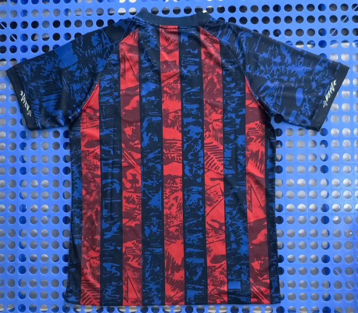 Barca Camisetas de Futbol Fan Version 2025-2026 Barcelona Blue/Red Soccer Training Jersey