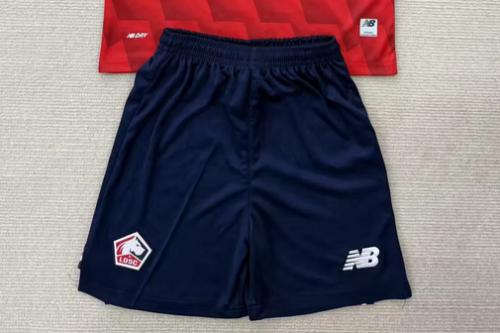 Fan Version 2025-2026 Lille Home Soccer Shorts Football Shorts