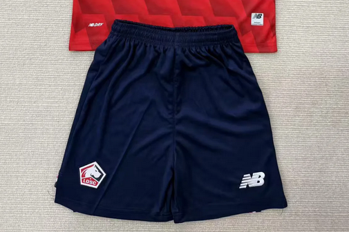 Fan Version 2025-2026 Lille Home Soccer Shorts Football Shorts