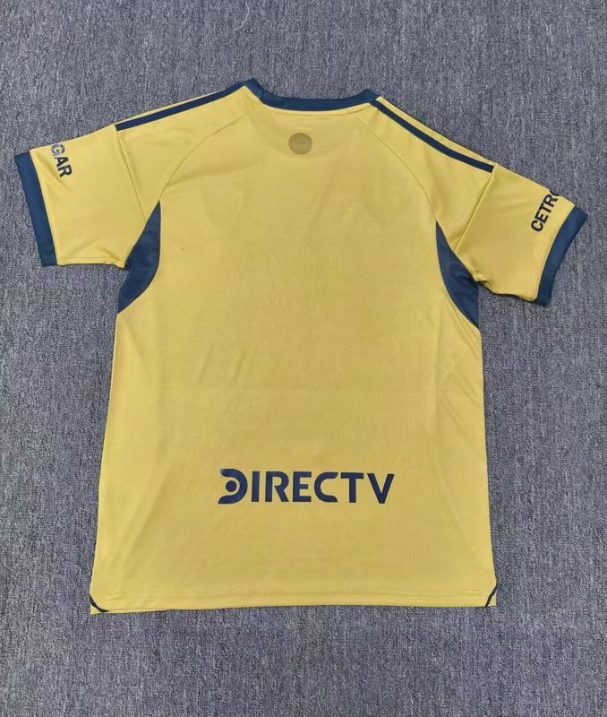 Fan Version 2025-2026 Boca Juniors Away Yellow Soccer Jersey Football Shirt