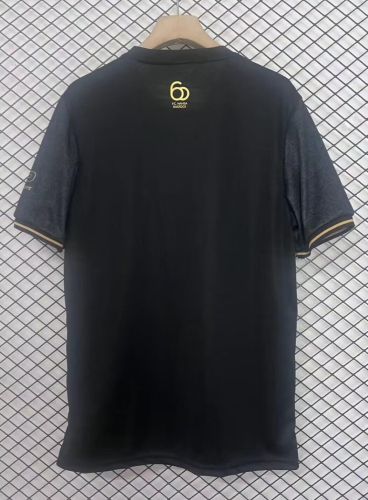 Fans Version 2025-2026 Hansa Rostock Third Away Black Soccer Jersey Football Shirt