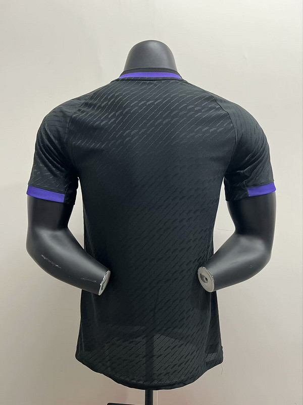 Player Version 2025-2026 Real Madrid Black/Purple Snake Rose Soccer Jersey Real Football Shirt