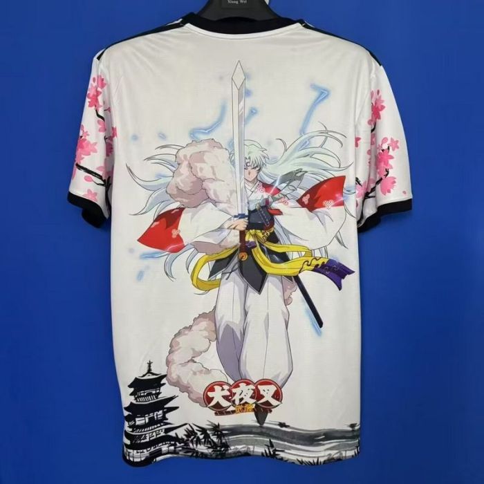 Fan Version 2025 Japan White Comic Soccer Jersey Football Shirt