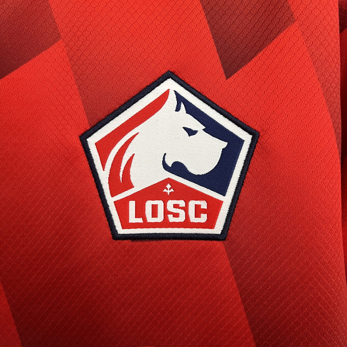 Fans Version 2025-2026 Lille Home Soccer Jersey Football Shirt