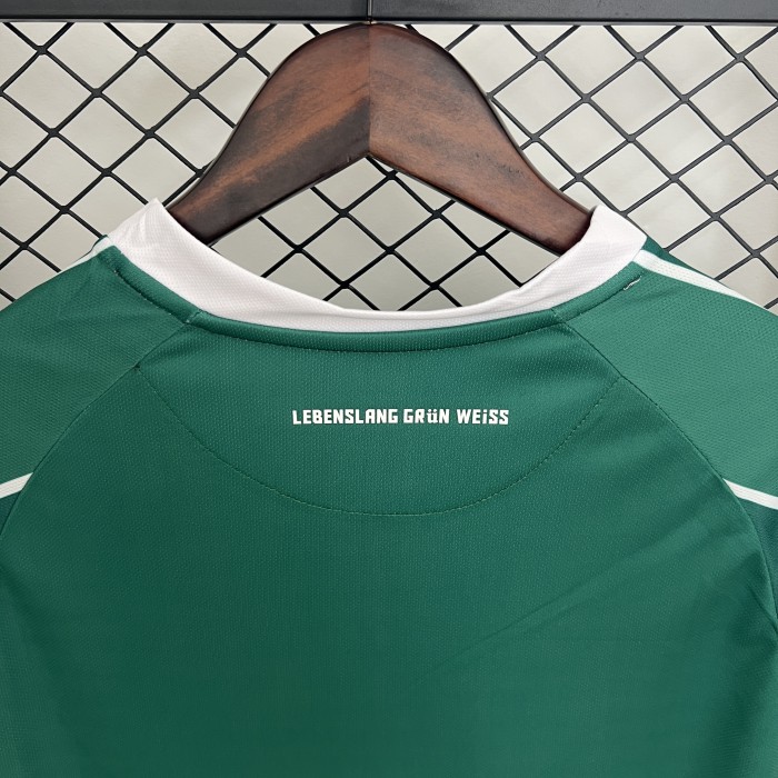 with Bundesliga Patch Fan Version 2025-2026 Werder Bremen Home Soccer Jersey Football Shirt