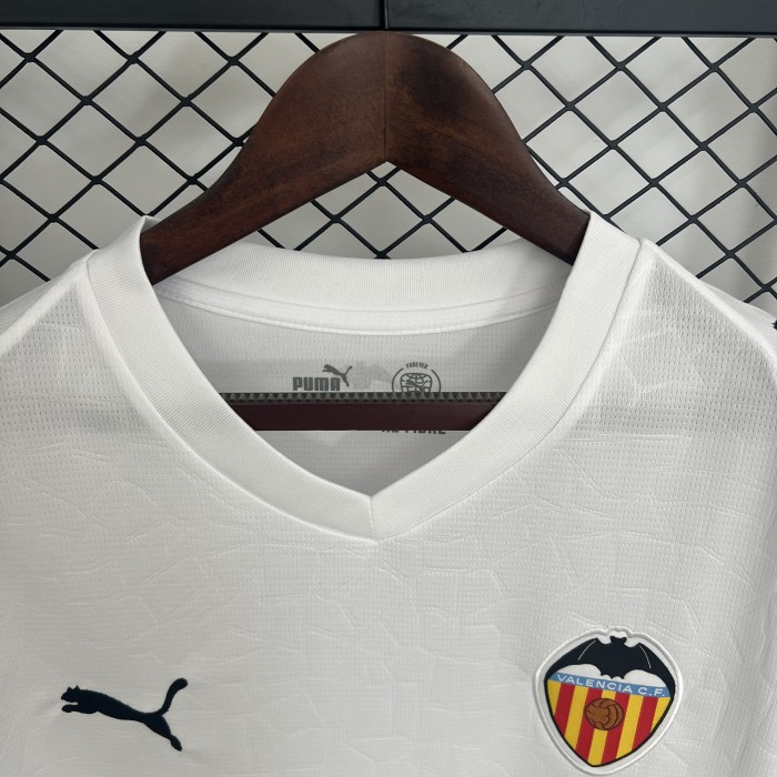 Fans Version 2025-2026 Valencia Home Soccer Jersey Football Shirt