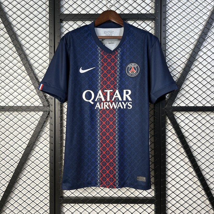 Fan Version 2025-2026 PSG Home Soccer Jersey Paris Football Maillot